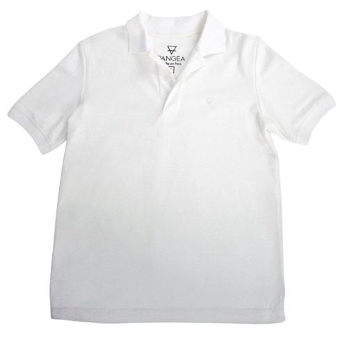 Polo camisero manga corta color entero
