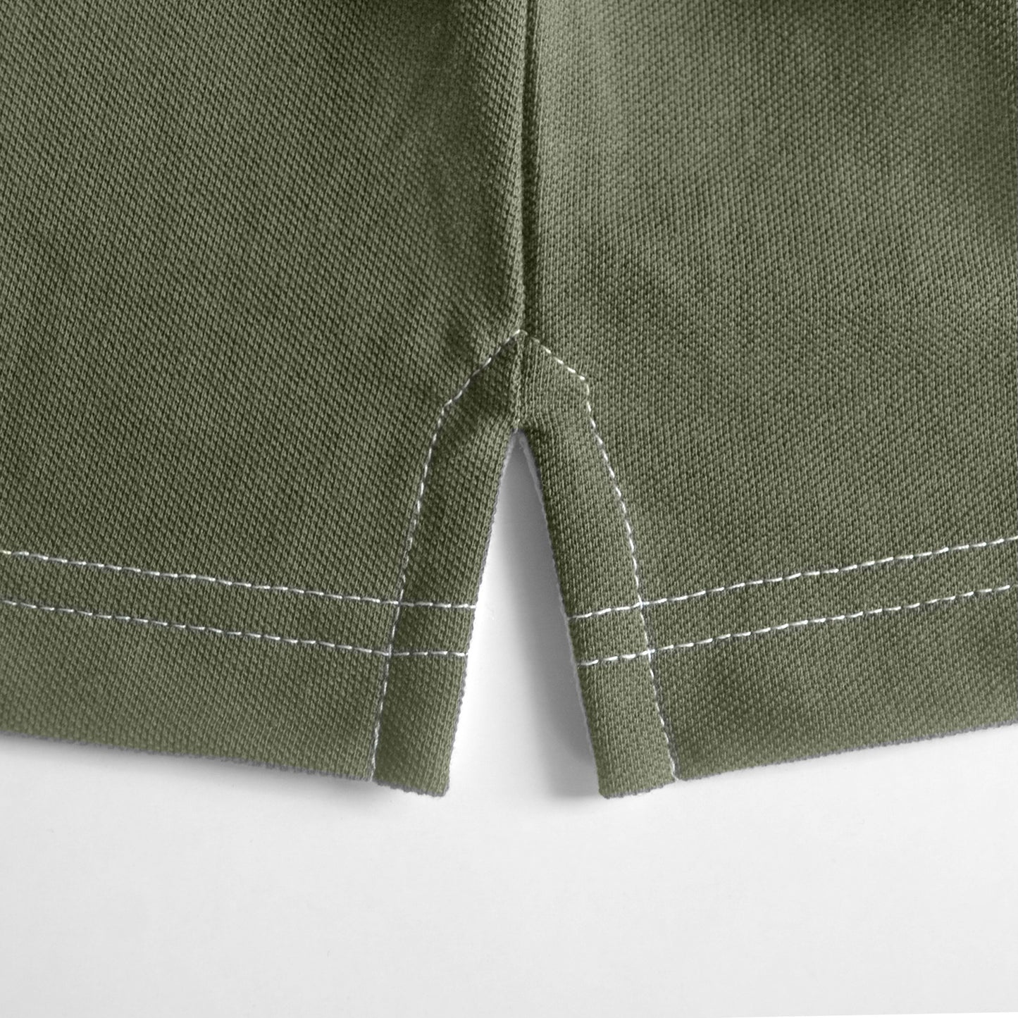 Polo camisero manga corta hombre