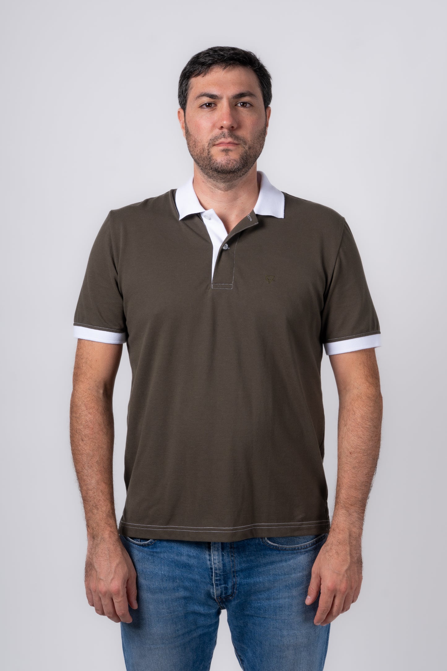 Men's short-sleeved polo shirt